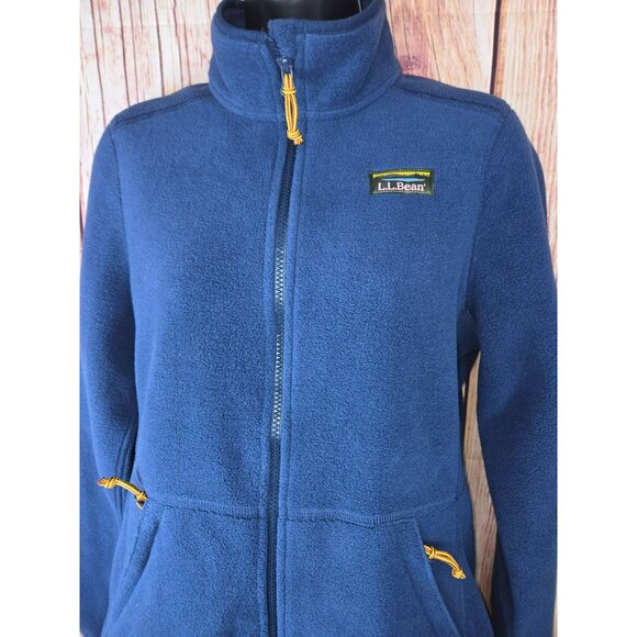 L.L. Bean Women's Full-Zip Fleece Jacket XS - Recycled Polyester - Picture 3 of 6